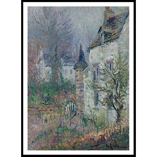 The Judge`s House Pont Aven 1926, A New Print Of a Gustave Loiseau Painting